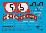 Peddinghaus-Decals 1:200 1557 Bismark markings together with 3 Arado floatplanes
