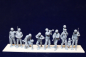 Preview: Peddinghaus 3 D Druck 1/72 72F064 US Soldaten resting with children