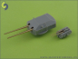 Preview: Master SM 350-043 1/350 Prinz Eugen armament - 203mm (8pcs), 105mm (12pcs) barrels