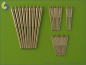 Preview: Master SM 350-057 1/350 Scharnhorst armament - for turrets without blastbags - 280mm (9pcs), 150mm (12pcs), 105mm (14pcs) barrels