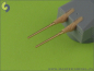 Preview: Master SM 350-058 1/350 Scharnhorst armament - for turrets with blastbags - 280mm (9pcs), 150mm (12pcs), 105mm (14pcs) barrels