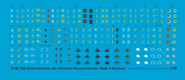 Peddinghaus-Decals 1:48 1028  Heeres Panzerdivisionszeichen