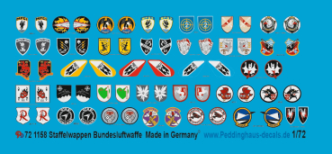 Peddinghaus-Decals 1:72 1158 badges Bundesluftwaffe