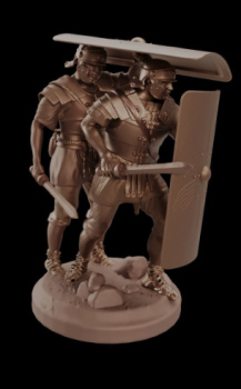 Peddinghaus 3 D Druck 1/72 72F239 4 Römsiche Legionäre bilden einen Schildwall