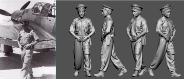 Peddinghaus 3 D Druck Luftwaffe Acces 1/32 35015 Stuka Ass Walter Sigel