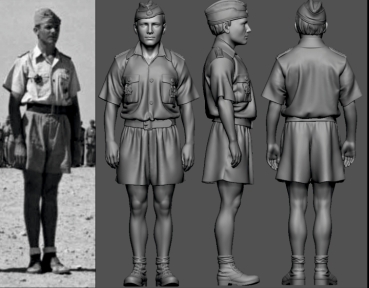 Peddinghaus 3 D Druck Luftwaffe Acces 1/32 35016 Stuka Ass Hubert Pölz