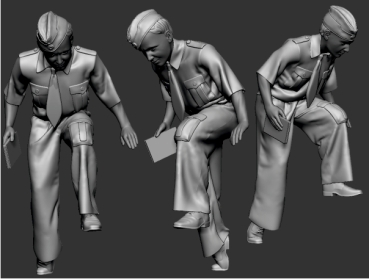 Peddinghaus 3 D Druck Luftwaffe Acces 1/32 35017 Stuka Ass Bruno Dilley