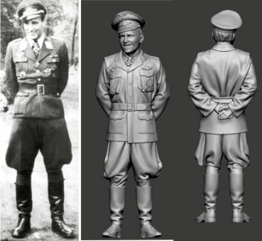 Peddinghaus 3 D Druck Luftwaffe Acces 1/32 35020 Nachtjäger Ass Hans Wolfgang Schnaufer