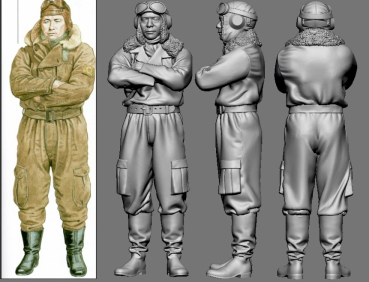 Peddinghaus 3 D Druck 1/32 32138 Japan Piloten Asse der Marine Akamatsu Zero