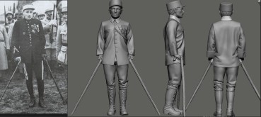Peddinghaus 3 D Druck 1/48 48489  WWI French Aces "Les Cigognes" Heurtaux