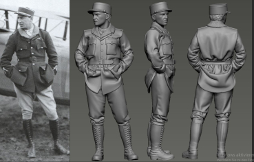 Peddinghaus 3D Druck 1-32 32167  WWI French Balloon Busters Boyau