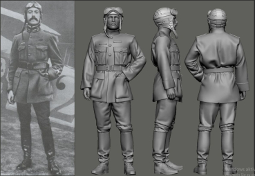 Peddinghaus 3D Druck 1-32 32174  WWI French Spad Aces de Turenne