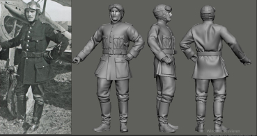 Peddinghaus 3D Druck 1-32 32178  WWI French Spad Aces Herbelin