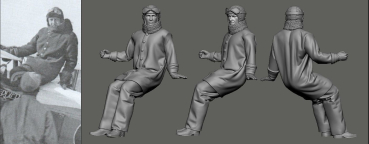 Peddinghaus 3D Druck 1-32 32181  WWI French Spad Aces Nungesser