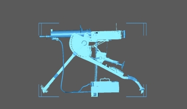 Peddinghaus 3 D Druck 1-35 35025 Maschinengewehr 08/15 auf Lafette