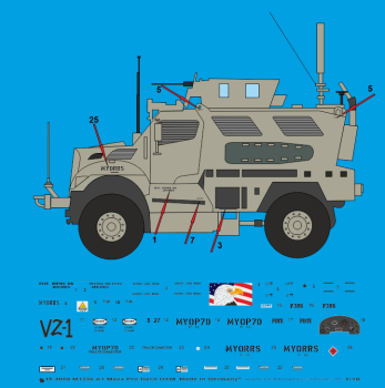 Peddinghaus-Decals 1/16 4008  M1235A1 Maxx Pro Dash DXM