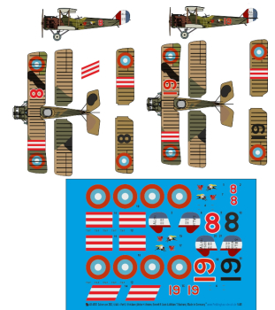 Peddinghaus-Decals 1:48 4085 Salsmson 2A2 USAS - Part 2: 91st Aero (Victor H Strahm, Everett R Cook & William T Badham)