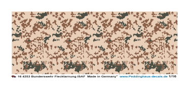 Peddinghaus-Decals 1:16 4253 Bundeswehr Flecktarnung ISAF