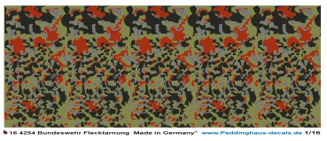 Peddinghaus-Decals 1:16 4254 Bundeswehr Flecktarnung
