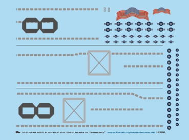 Peddinghaus-Decals 1/350 4448 USS Hornet CV-8