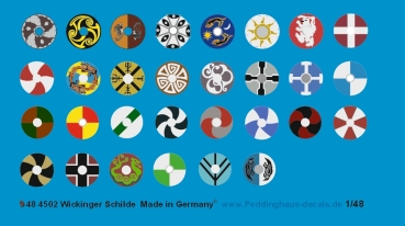 Peddinghaus-Decals 1/48 4502 Wickinger Schildwappen