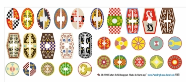 Peddinghaus-Decals 1/48 4509 Kelten Schildwappen