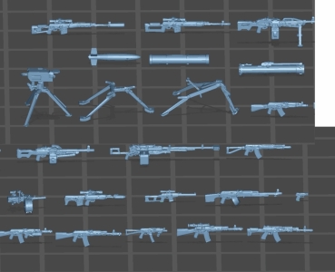 Peddinghaus 3 D Druck 1-35 4517 Moderen russian infantry weapons