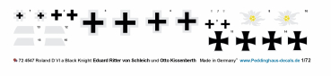 Peddinghaus Decals 4547 Roland D6 Black Knight