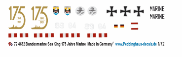 EP4652 1/72 Bundemarine Sea King 175 Jahre Marine