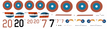 Peddinghaus Decals 1-72 4682 Spad S.XIII - WWI US Aces 22nd Aero Part 1 Jacques Swaab & Arthur Brooks/Clinton Jones ("Smith IV")