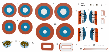 Peddinghaus Decals 1-72 4702  S.XIII, US Aces of WWI - 27th Aero: Frank Luke & 95th Aero: Sumner Sewall