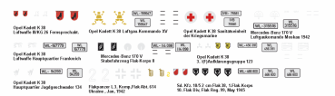 Peddinghaus-Decals 1-35 4797 Luftwaffe PKW's & Flakfahrzeuge