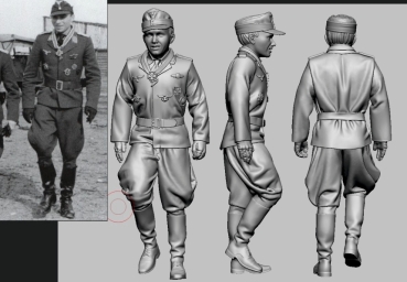 Peddinghaus 3 D Druck 1/32 32108 Dt Luftwaffe Aces Eismeergeschw.JG 5 Franz Dörr