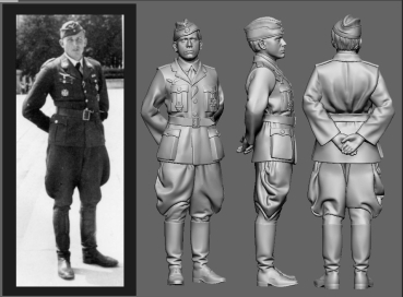 Peddinghaus 3 D Druck 1/48 48367 WWII Battle of Britain German Ace Hans Karl Mayer