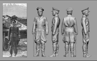 Peddinghaus 3 D Druck 1/32 32065 WWII Afrika  Jürgen Harder
