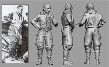 Peddinghaus 3 D Druck 1/32 32071 WWII Afrika  Gerhard Michalski
