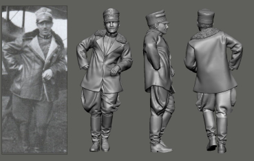 Peddinghaus 32114 3D Druck WWI - Italian Aces - Part 1 - Ernesto Cabruna