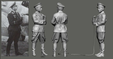 Peddinghaus Decals 3D Druck 32127 WWII Luftwaffe, Ground Crew 1 -  Microphone Man