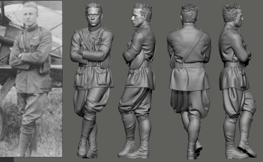 Peddinghaus 3D Druck 1-48 48569 WWI Aces - USA, Part 1 - 1st Pursuit Group Frank Luke