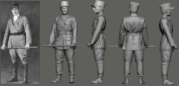 Peddinghaus 3D Druck 1-48 48578 WWI - N 124 Lafayette Escadrille  Edwin Parsons