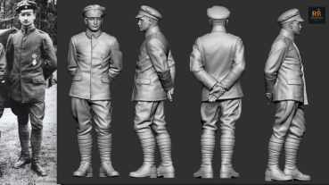 Peddinghaus 3D Druck 1-32 32272 WWI German Ace - Jasta 5 Josef Mai