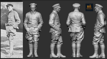 Peddinghaus 3D Druck 1-32 32275 WWI German Ace - Jasta 11 Carl Allmenröder