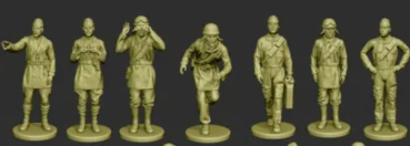 Peddinghaus 3 D Druck 1/72 72F150 7 Italian tankers standing