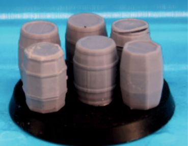 Peddinghaus 3 D Druck 1/72 72F151 6 wooden barrels