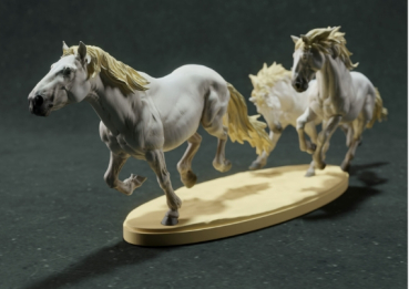 Peddinghaus 3 D Druck 1/72 72F153 3 horses running