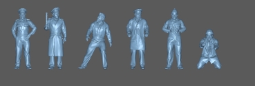 Peddinghaus 3 D Druck 1/48 48299 6 Mann U-Boot Crew No 4