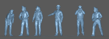 Peddinghaus-3 D Druck 1/72 72F204 DKM german navy 2 cm anti aircraft crew