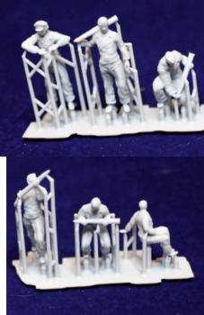Peddinghaus 3 D Druck 1/72 72F248 6 Mann Deutsche Panzercrew beim aufmunitionieren