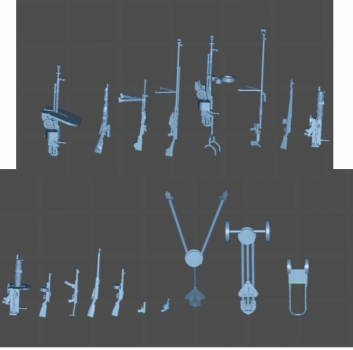 Peddinghaus 3 D Druck 1-72 72F277 Russisches Waffen Set 2. WK