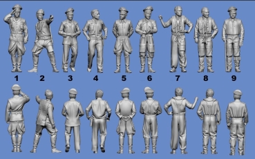 Peddinghaus 3 D Druck 1/72 72F301 Österreichische Lufwaffen Asse Novotny-Stolz-Gollop-Schall-Weiss-Bartels-Schiess-Döbrich